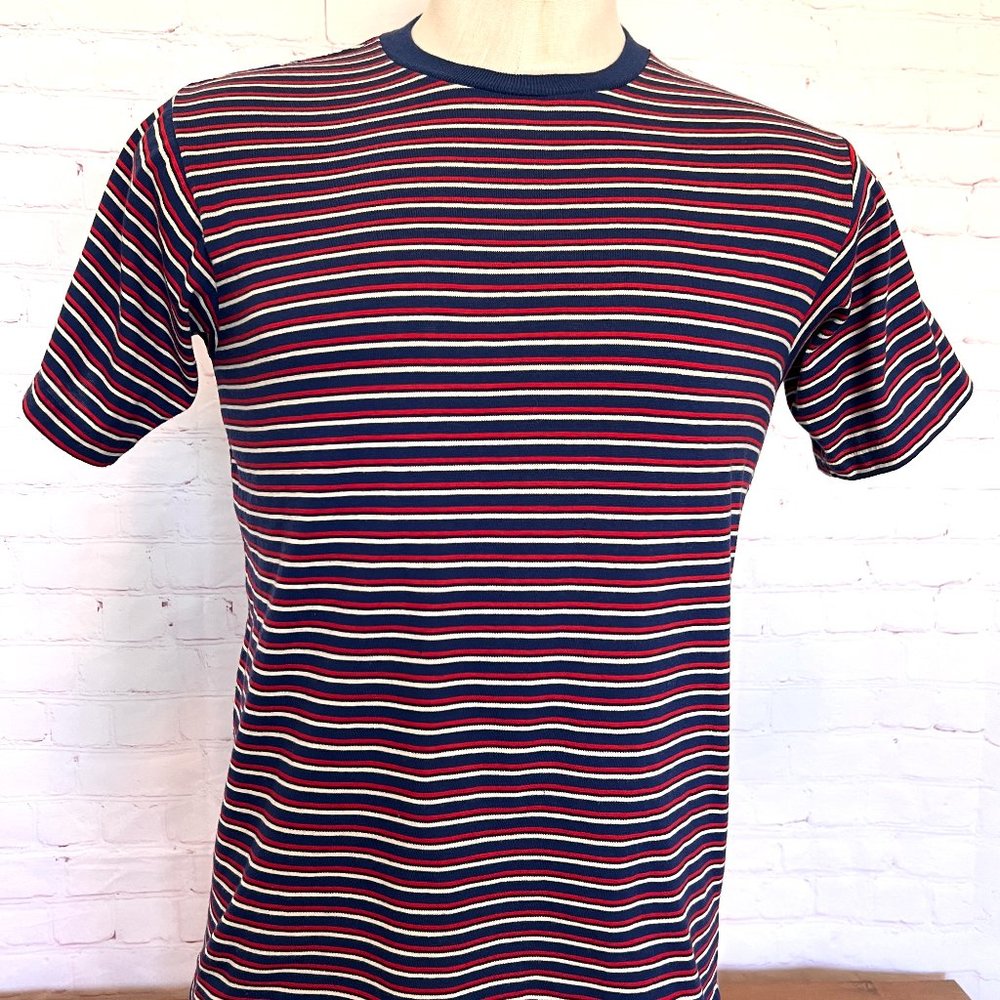 70's Striped Tshirt - Penneys Towncraft - Size Large - Striped